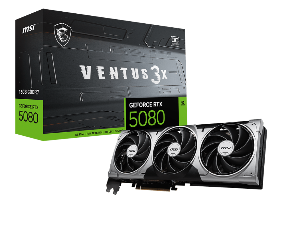 MSI GeForce RTX™ 5080 16G VENTUS 3X OC