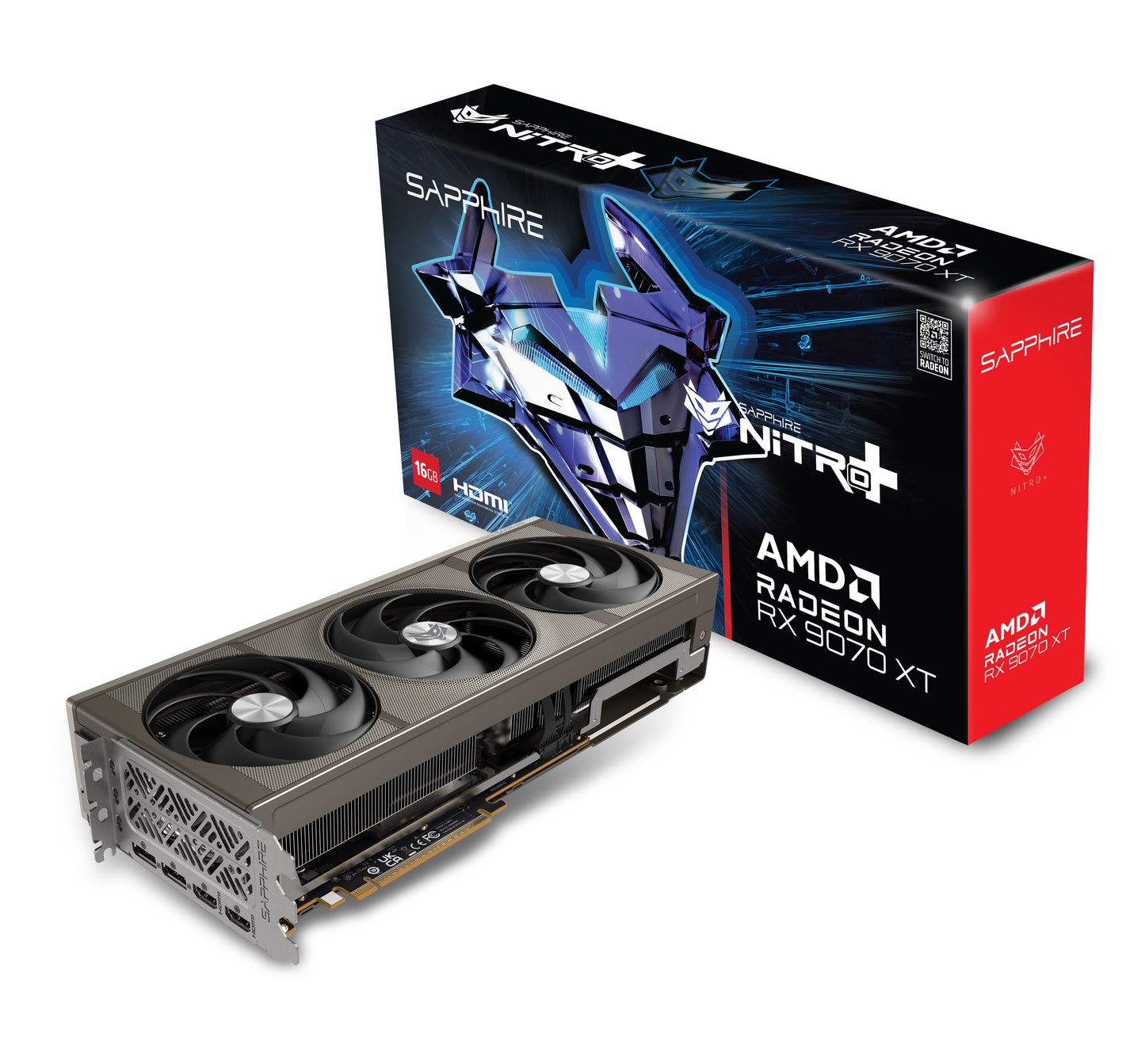 Sapphire AMD Radeon™ RX 9070 XT GAMING OC 16 GB